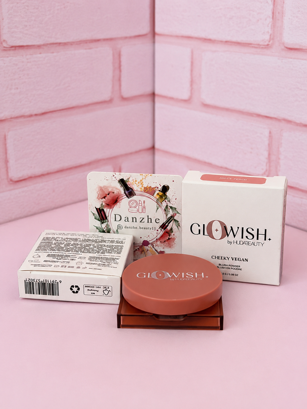 رژگونه HUDA BEAUTY GloWish Cheeky Vegan Blush Powder