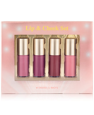 ست رژ لب و رژ گونه مایع Lip & Cheek Set (4 عددی)