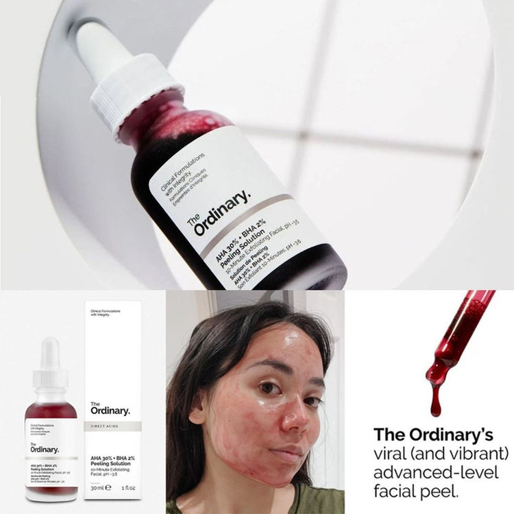 سرم پیلینگ اوردینری AHA 30% + BHA 2% Peeling Solution (30ml)