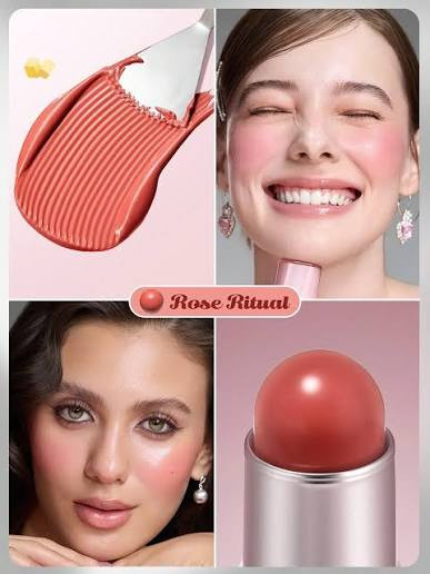 رژگونه استیکی وکرمی